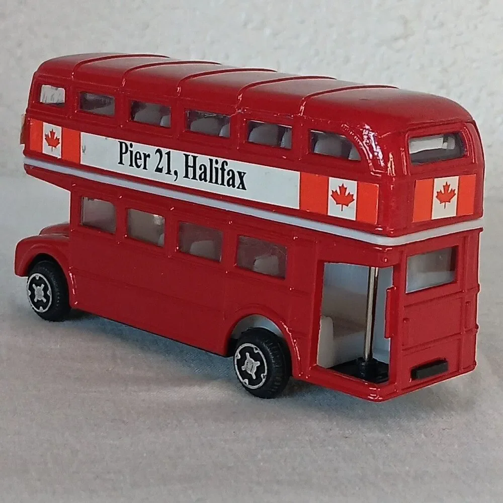 Halifax Canada Double Decker Diecast Red Pier One Imports Souvenir Toy